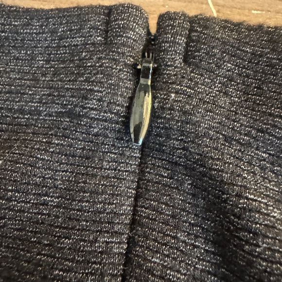 Loft (by Ann Taylor) Gray Textured fit and flare A-Line midi dress (Size 18) - Picture 5 of 7